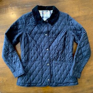 Barbour Women’s Navy Summer Tartan Quilted Jacket